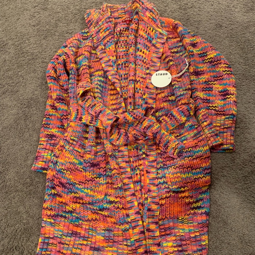 Staud Cardigan sunset (size XS)